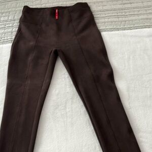 Women’s Spanx Dark Brown Faux Sued Size M